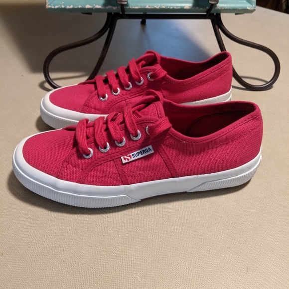 Superga Shoes - Superga sneakers red white